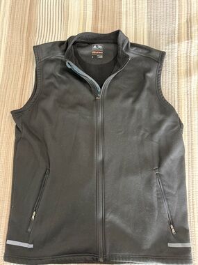 adidas Men’s Black Climawarm Fleece Vest
